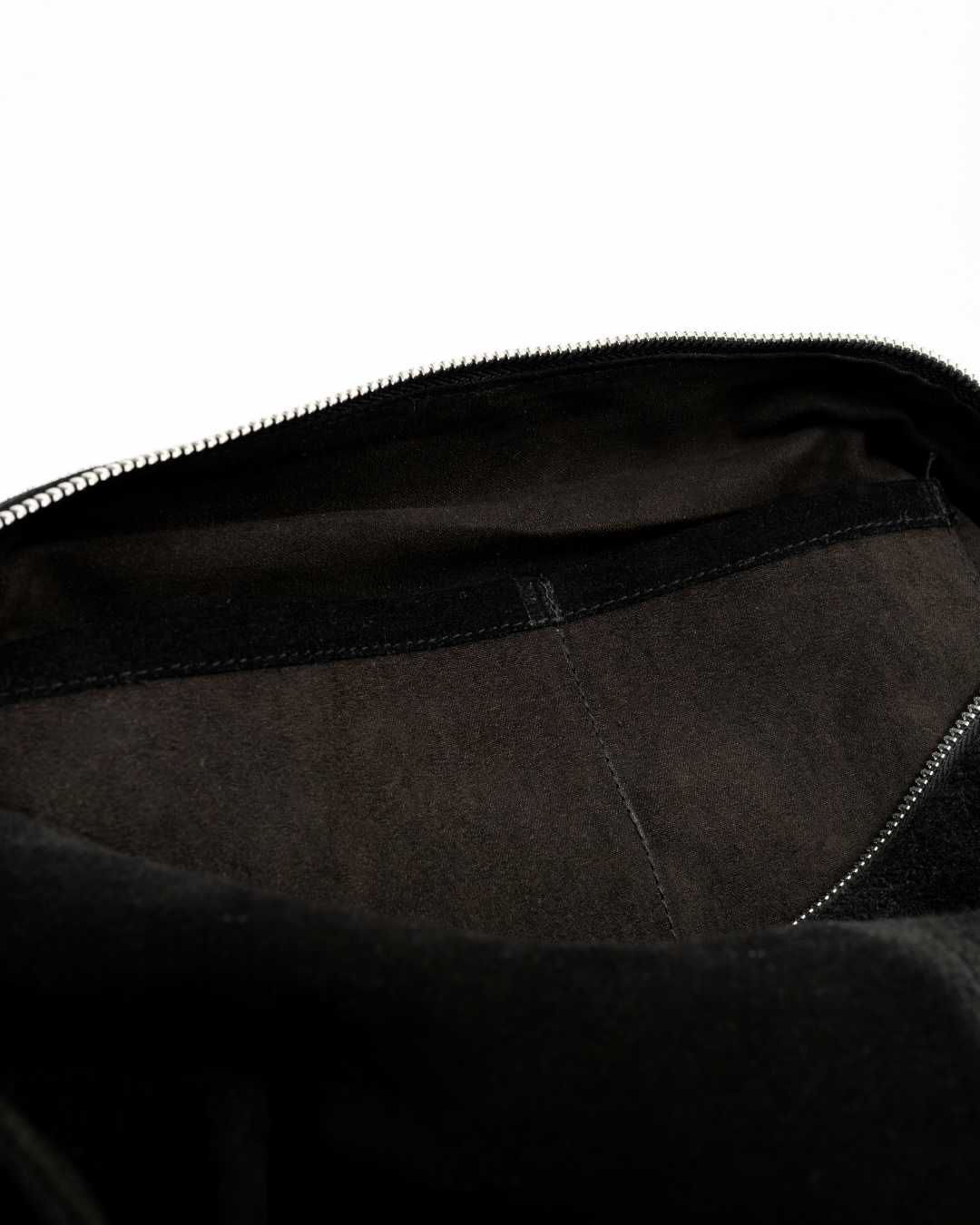 the kind heart bag — black suede