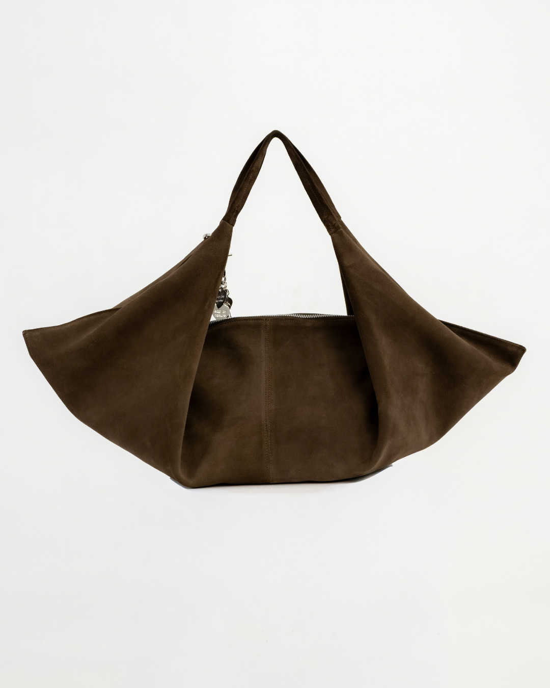 the kind heart bag — khaki suede