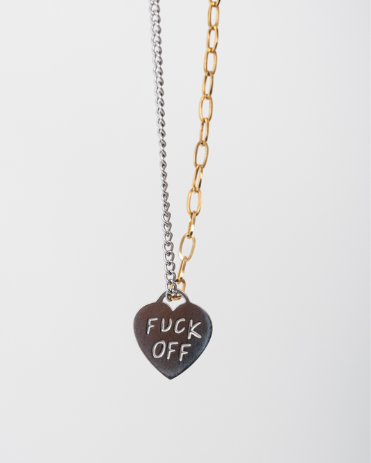 fck off necklace